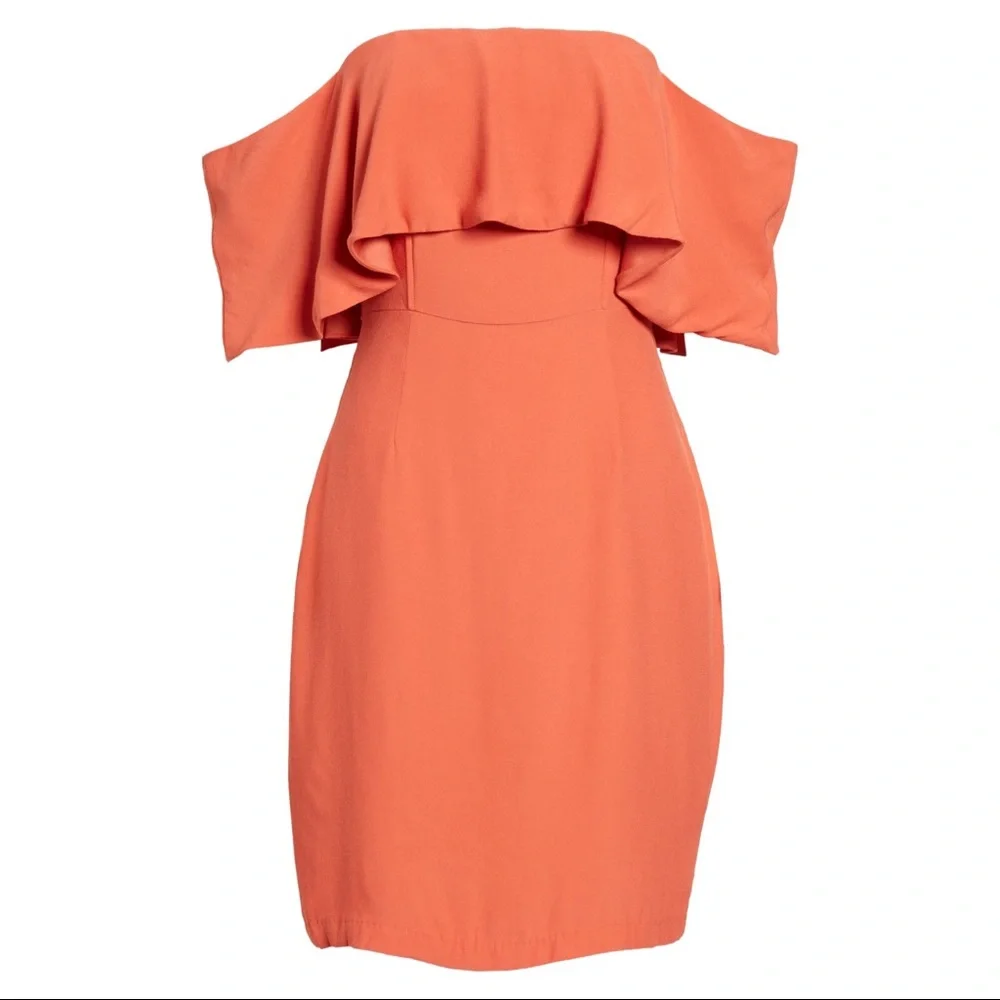 Cupcakes and Cashmere Rudy Off The Shoulder Dress Size 6 - Picture 8 of 8